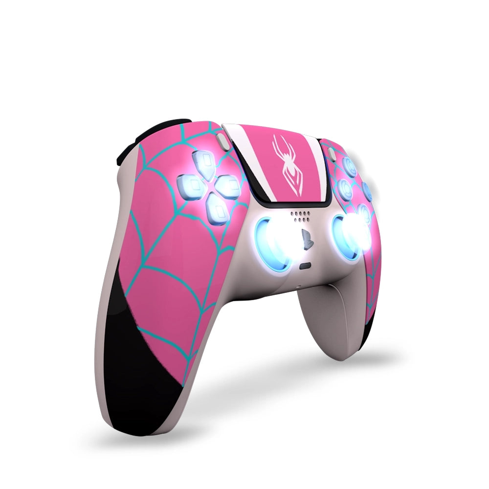 Draw My Pad PS5 Paddles Pink Venom LED