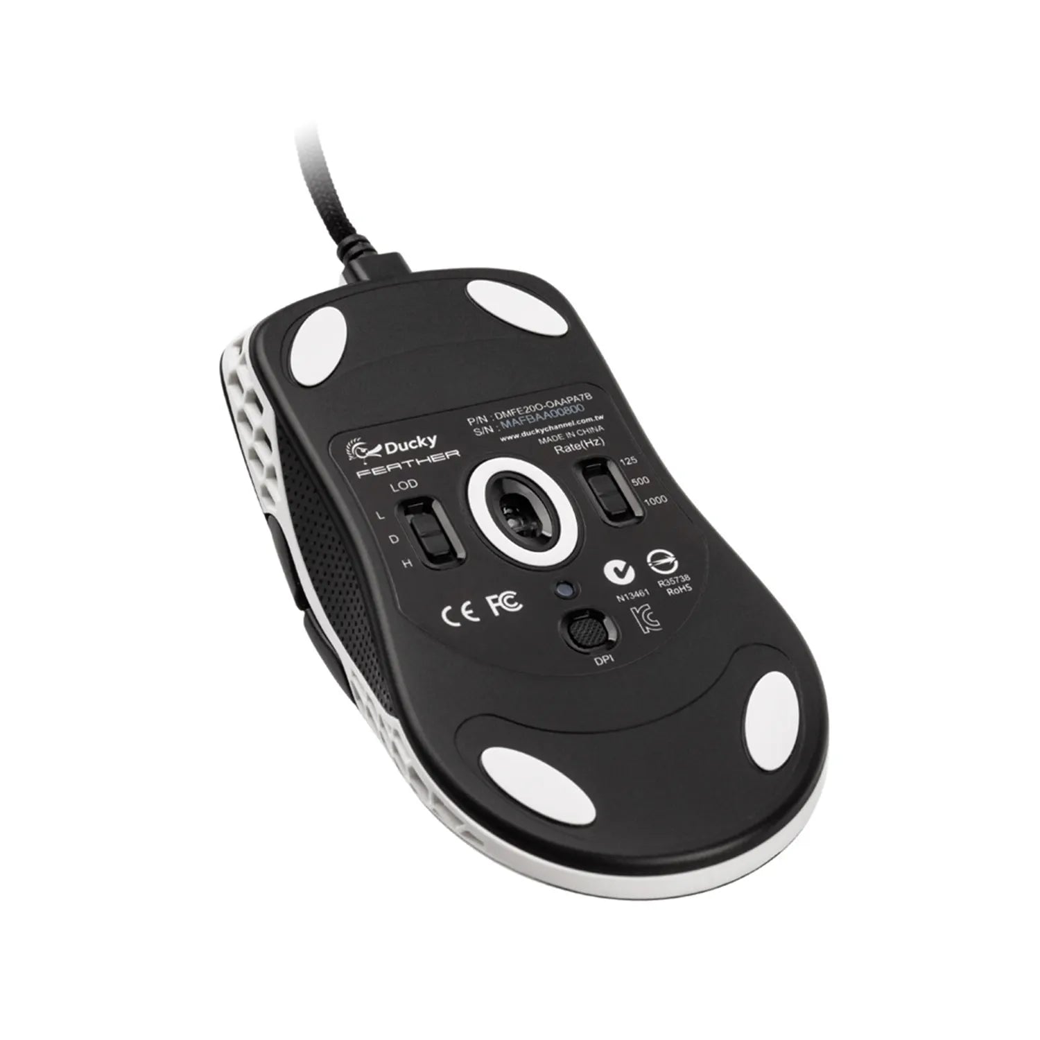 Ducky Feather Omron Noir / Blanc