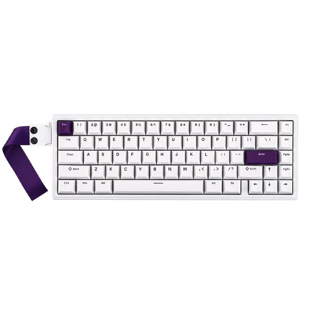 Epomaker HE68 ANSI US White/Purple