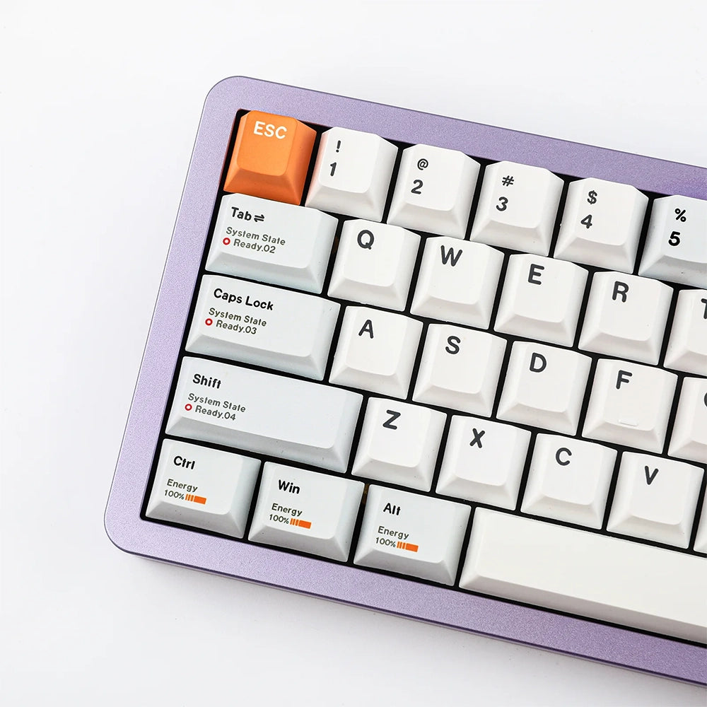 Epomaker Everglide AE68 Magnetic ANSI US Blanc/Violet