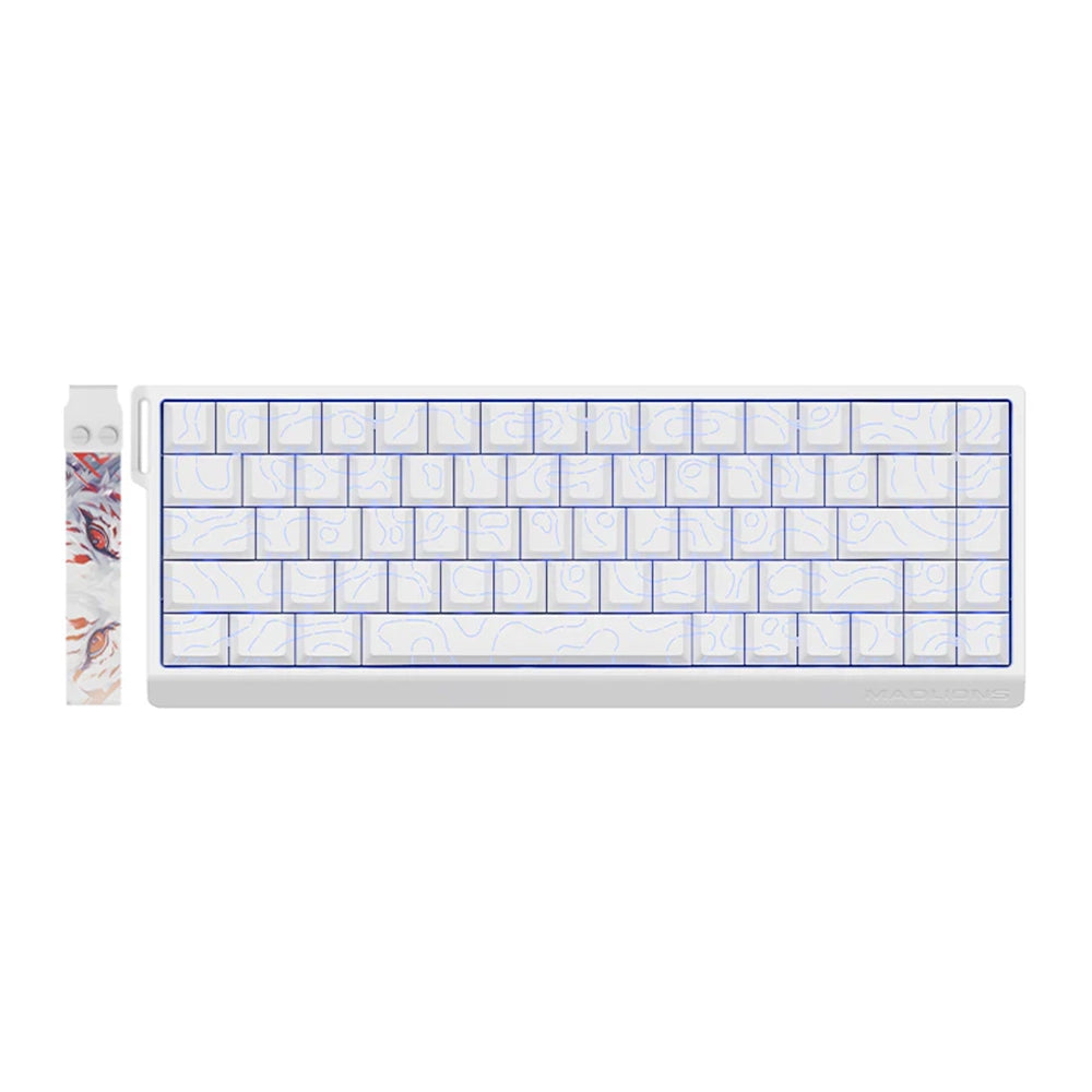 FGG MADLIONS MAD68 PRO HE ANSI US Blanc Side Print [Gateron Jade Custom]