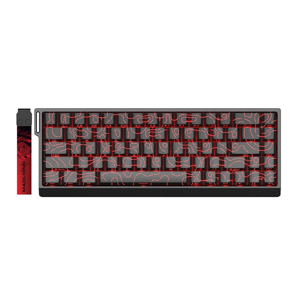 FGG MADLIONS MAD68 PRO HE ANSI US Black Side Print [Gateron Jade Custom]