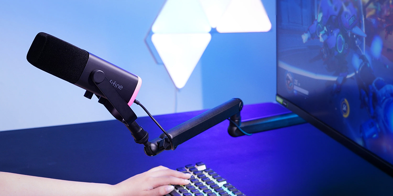 FIFINE BM88 - Black - Microphone Mounts