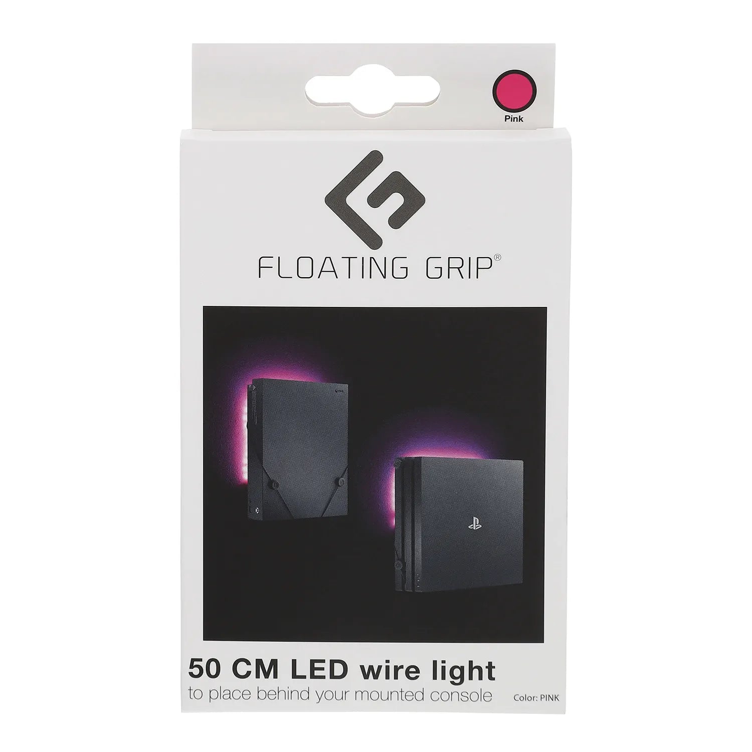 FLOATING GRIP LED Strip Consoles Pink