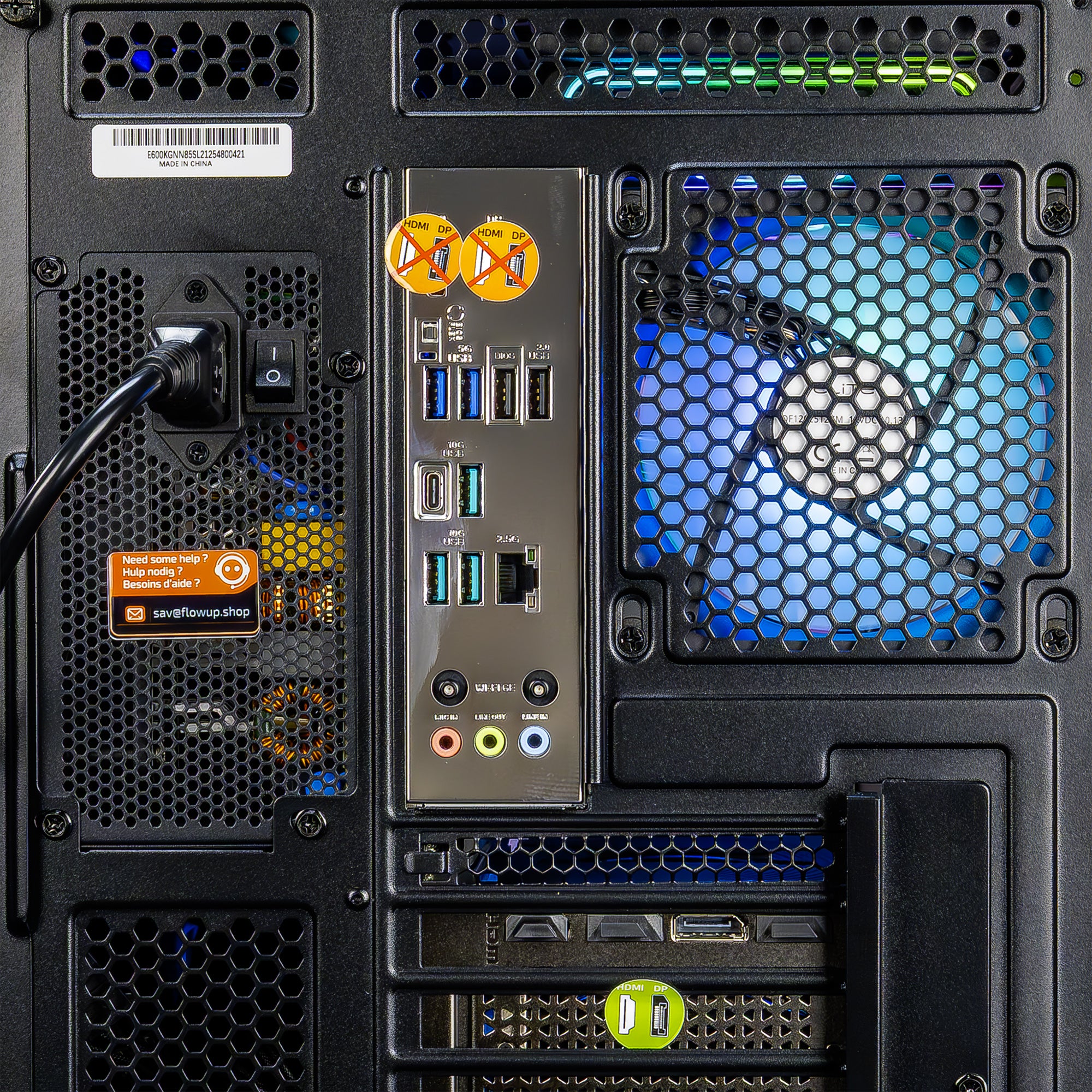 FlowUp Challenger - RTX 5080 16GB - AMD Ryzen 7 9800X3D - 32GB DDR5 - SSD 1TB