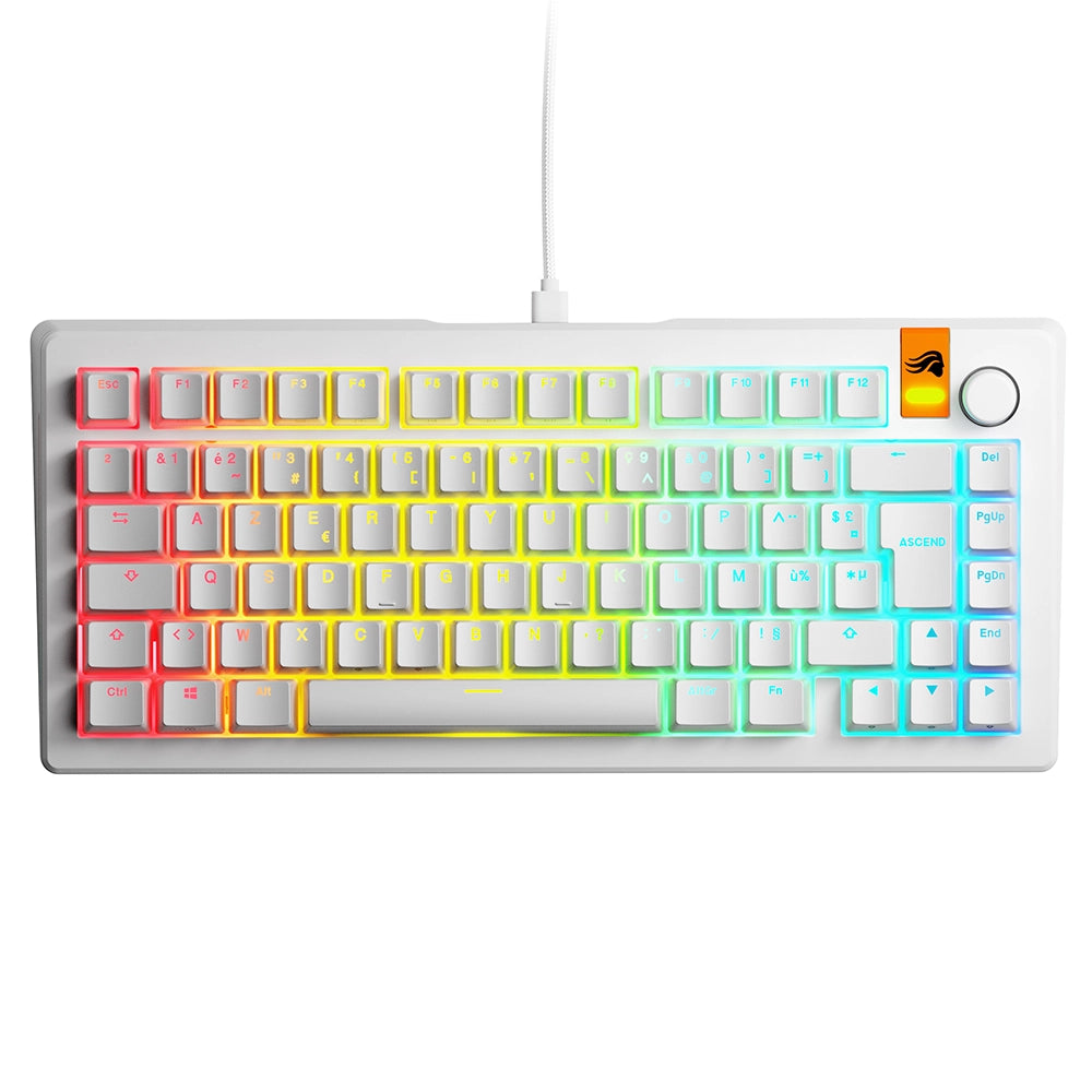 Glorious GMMK 3 HE 75% ISO FR Blanc