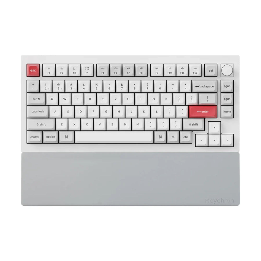 Keychron Silicone Palm Rest V1/V2/Q2/Q9/Q1 PRO/Q2 PRO Gray
