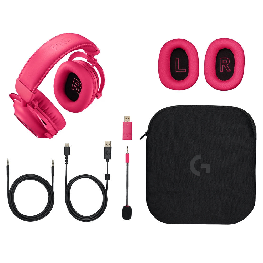 Logitech Pro X 2 Lightspeed Wireless Pink