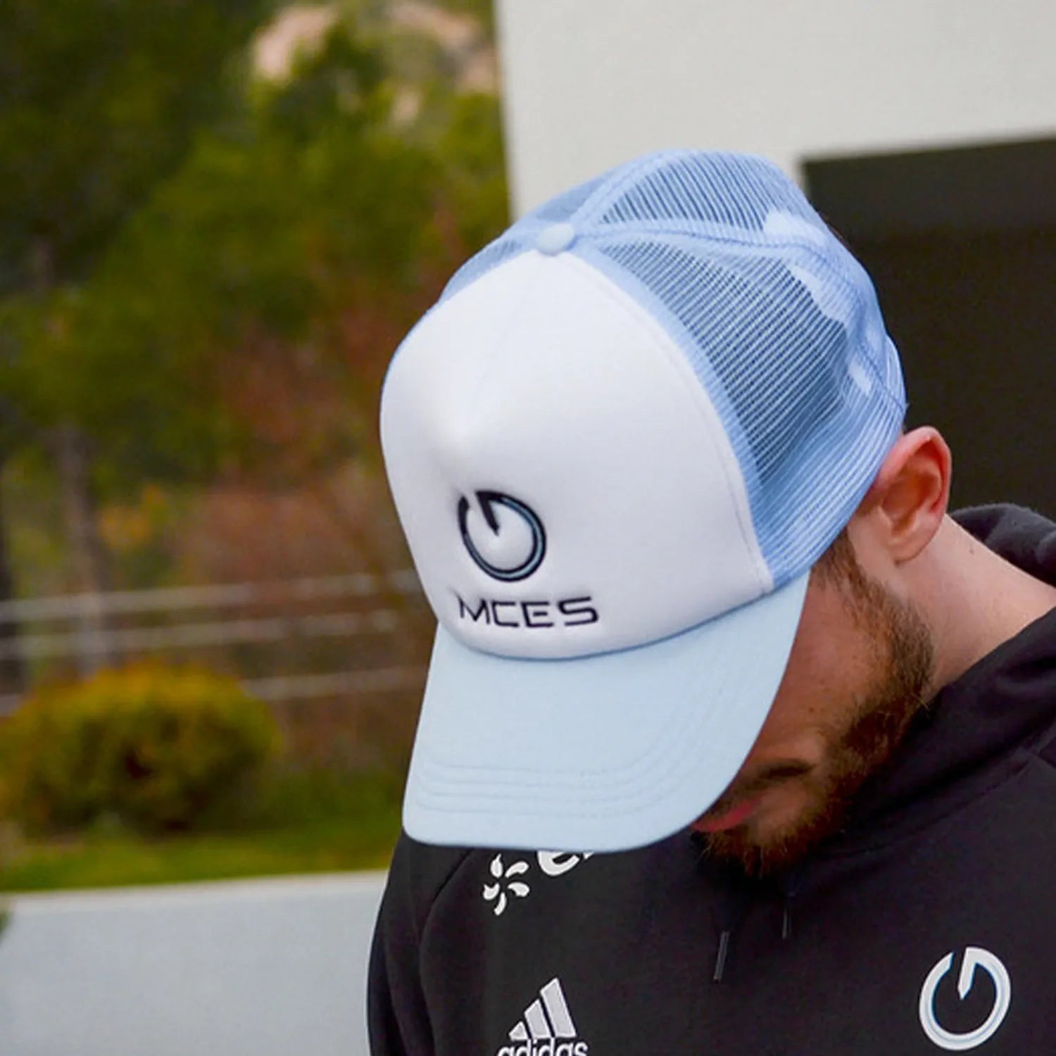 MCES Casquette Trucker Bleu