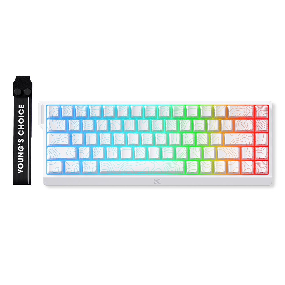 MCHOSE Ace 68 Magnetic ANSI US Topographic Blanc [Uranus]