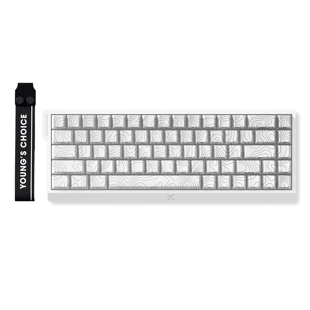 MCHOSE Ace 68 Magnetic ANSI US Topographic Blanc [Uranus]