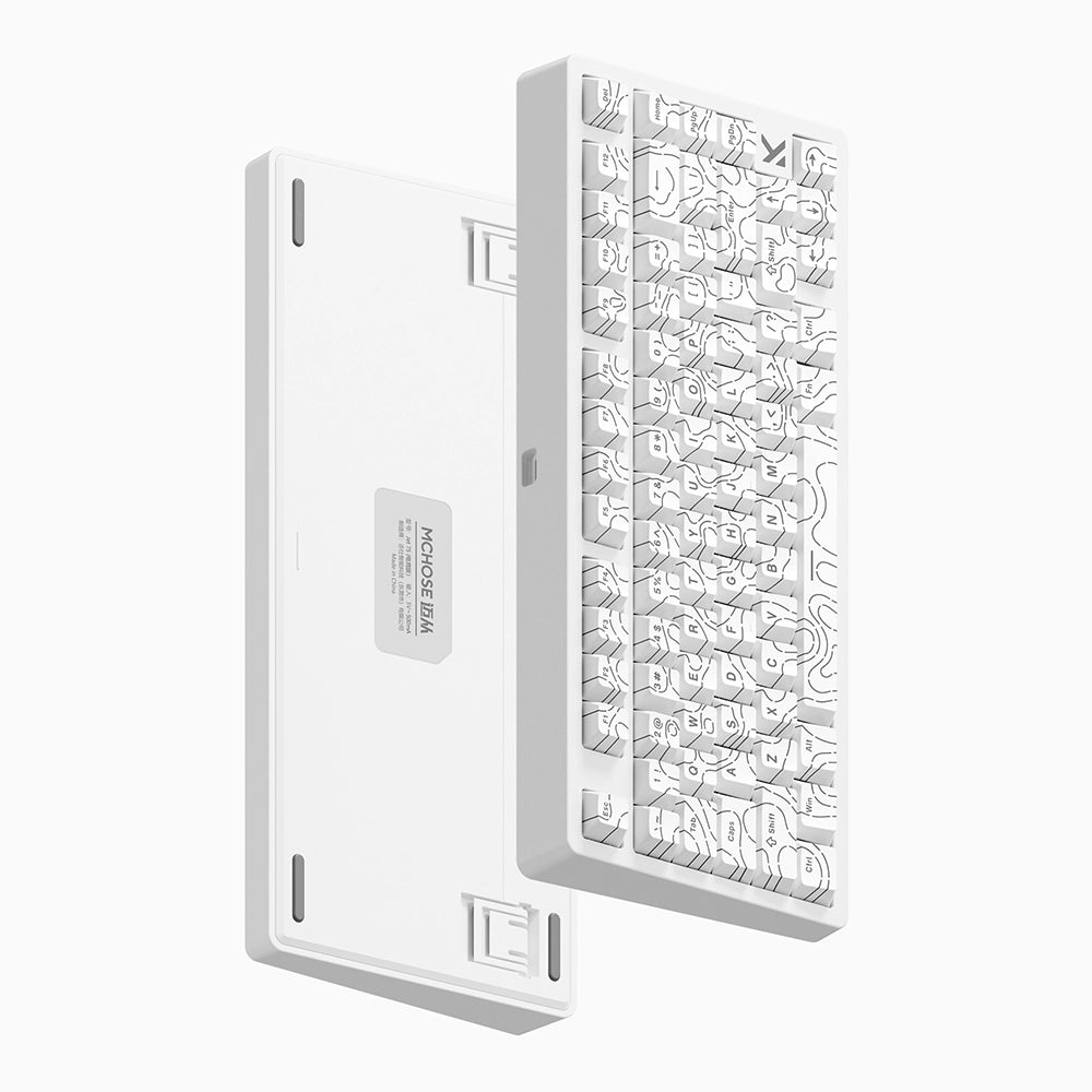 MCHOSE Jet 75 Magnetic ANSI US Topographic White