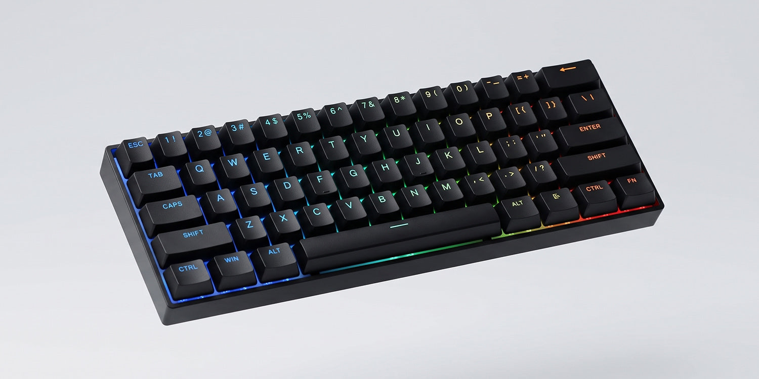 MCHOSE Ace 60 Pro Magnetic ANSI US Black [Ice Blue] - Keyboards