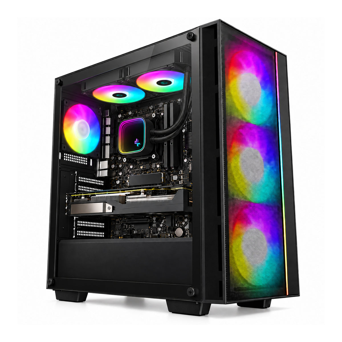 MAXESPORT RUSH NEON - RX 9060 XT - AMD Ryzen 5 8400F - 16GB DDR5