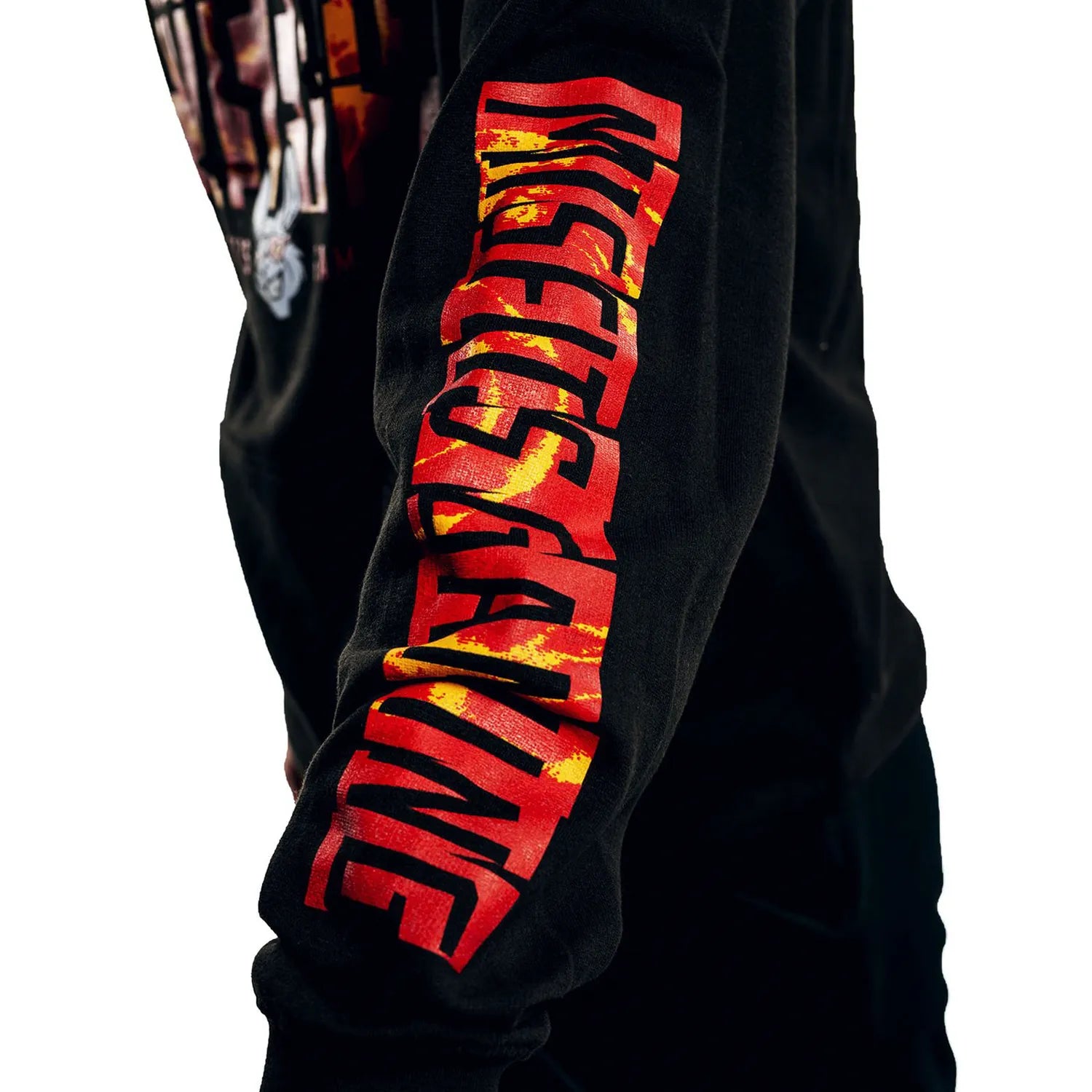 Misfits Hoodie Dyed Logo Black