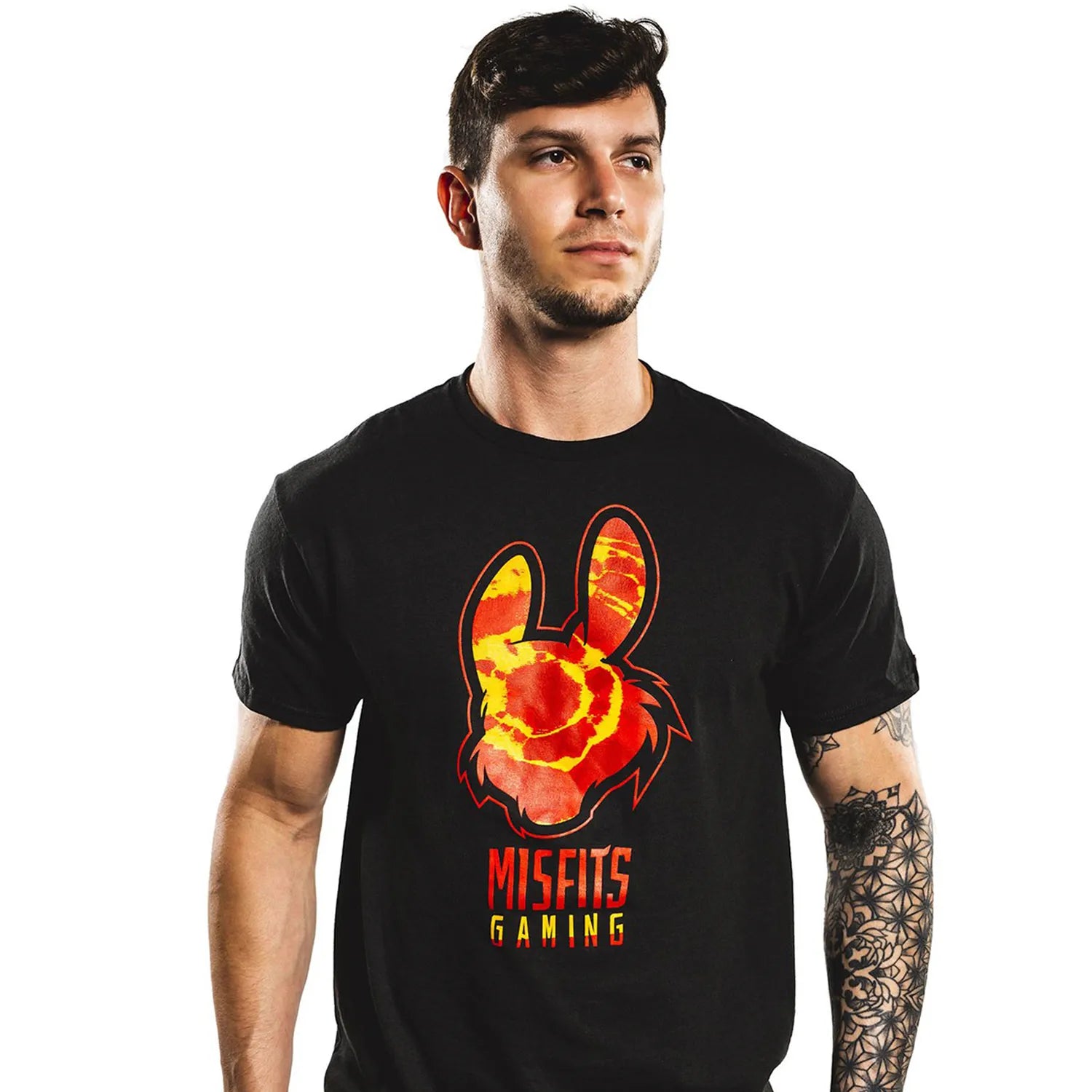 Misfits T-Shirt Dyed Logo Black