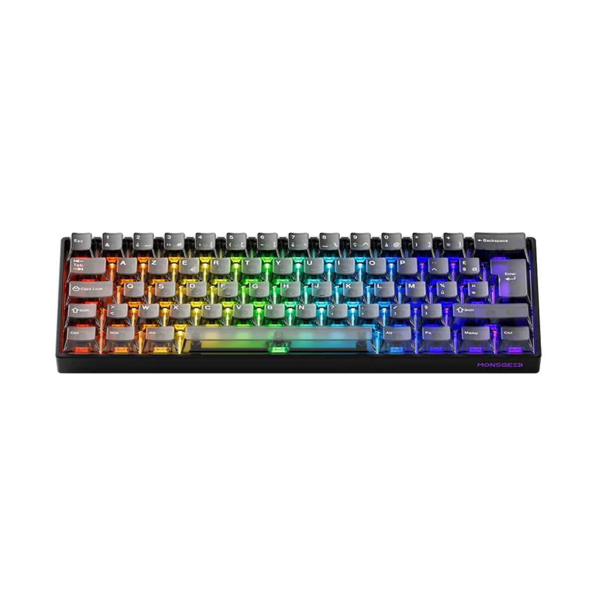 Monsgeek FUN60 Pro HE Wireless ISO FR - Black