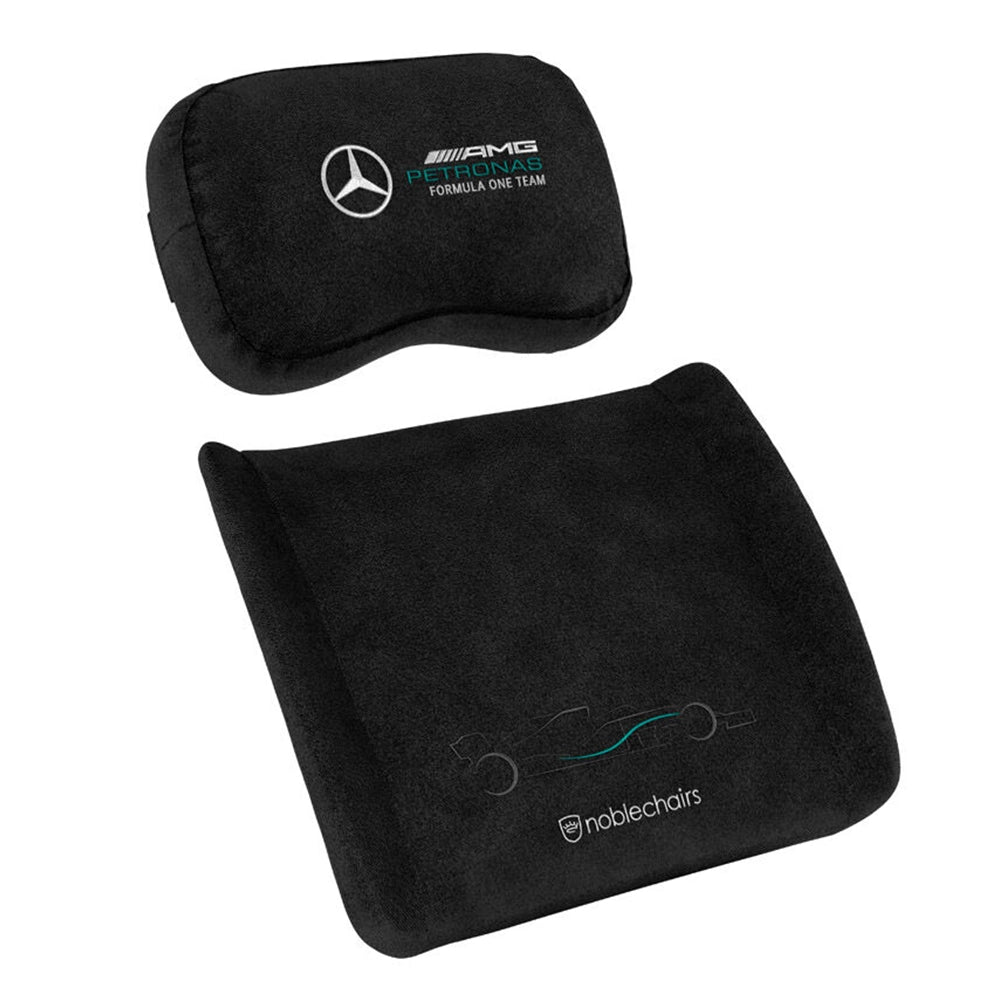 Noblechairs Set de coussins Mémoire de forme Mercedes AMG Petronas F1 Team