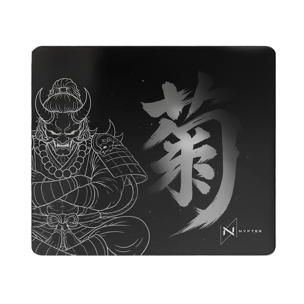 Nyfter Tapis de Souris en Verre G1 XL Samurai