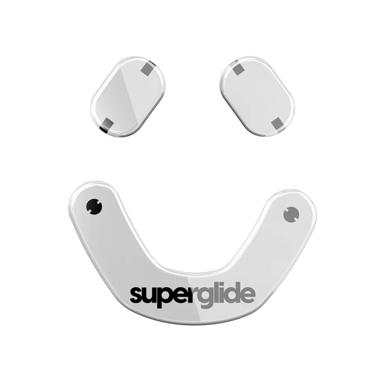 Superglide Type-S Patins en Verre SteelSeries Prime Mini Filaire/Prime Mini Wireless Blanc
