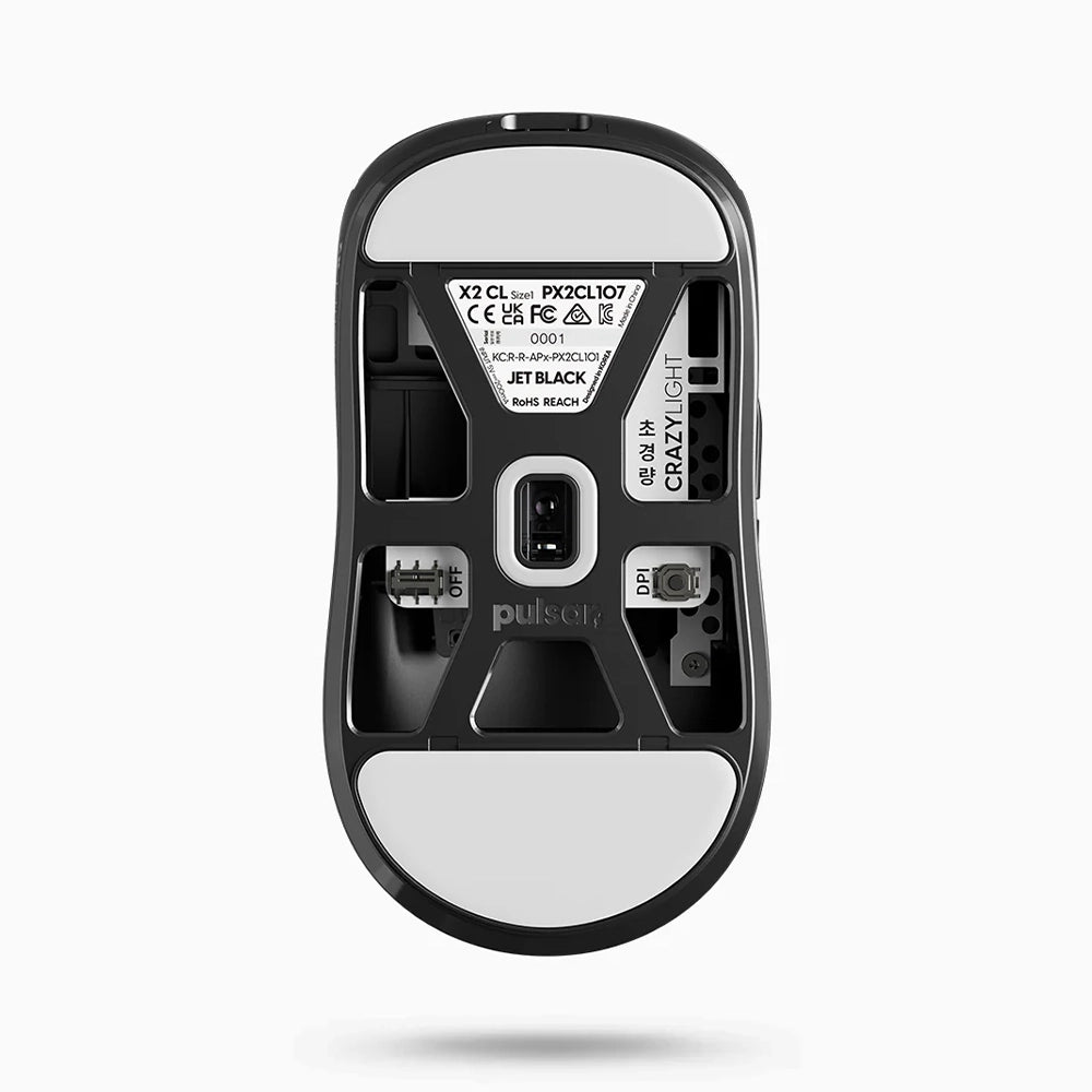 Pulsar X2 CrazyLight Mini 8K Wireless Jet Black