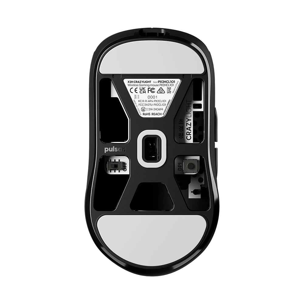Pulsar X2-H CrazyLight Mini 8K Wireless Jet Black