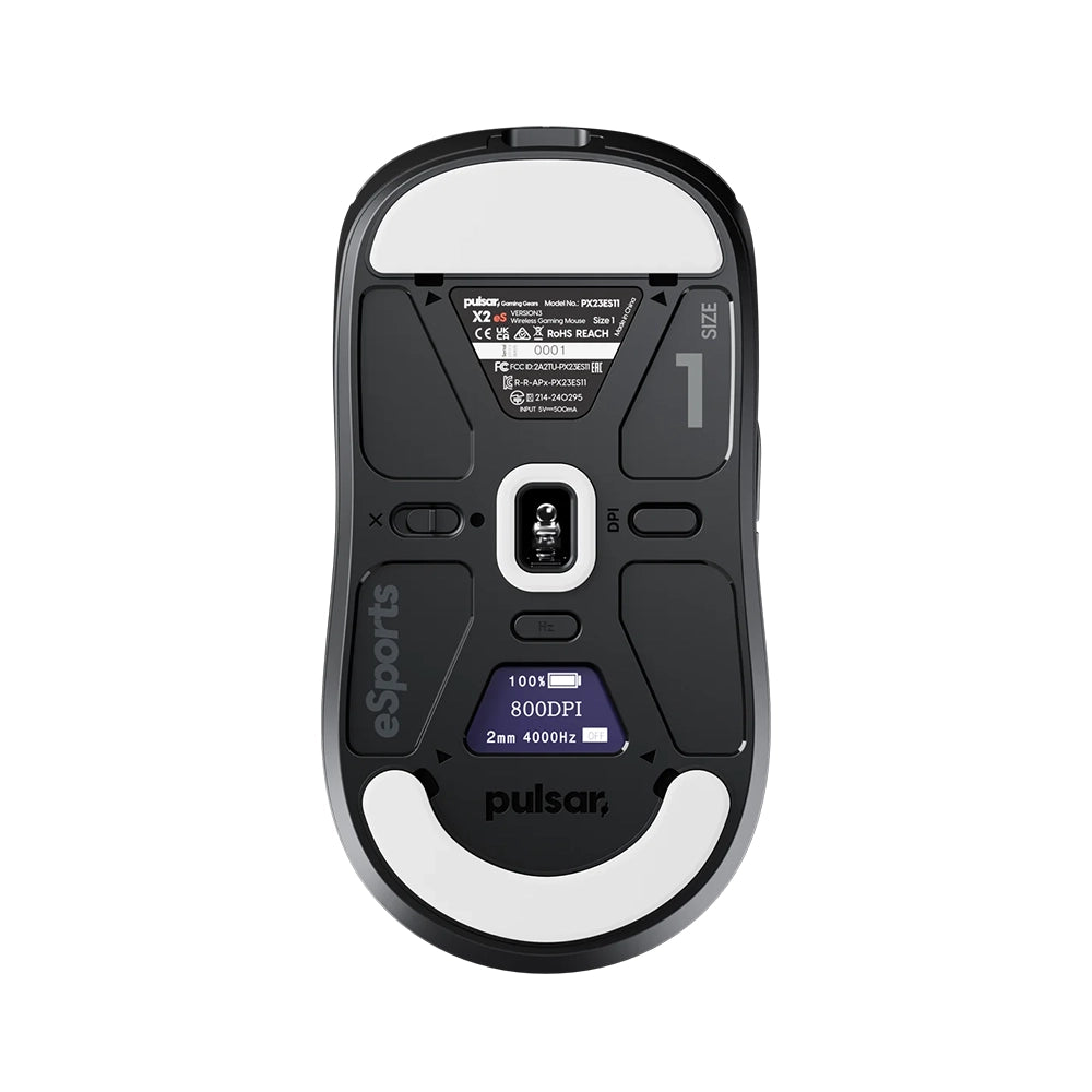 Pulsar X2 V3 eS Mini 8K Wireless Black