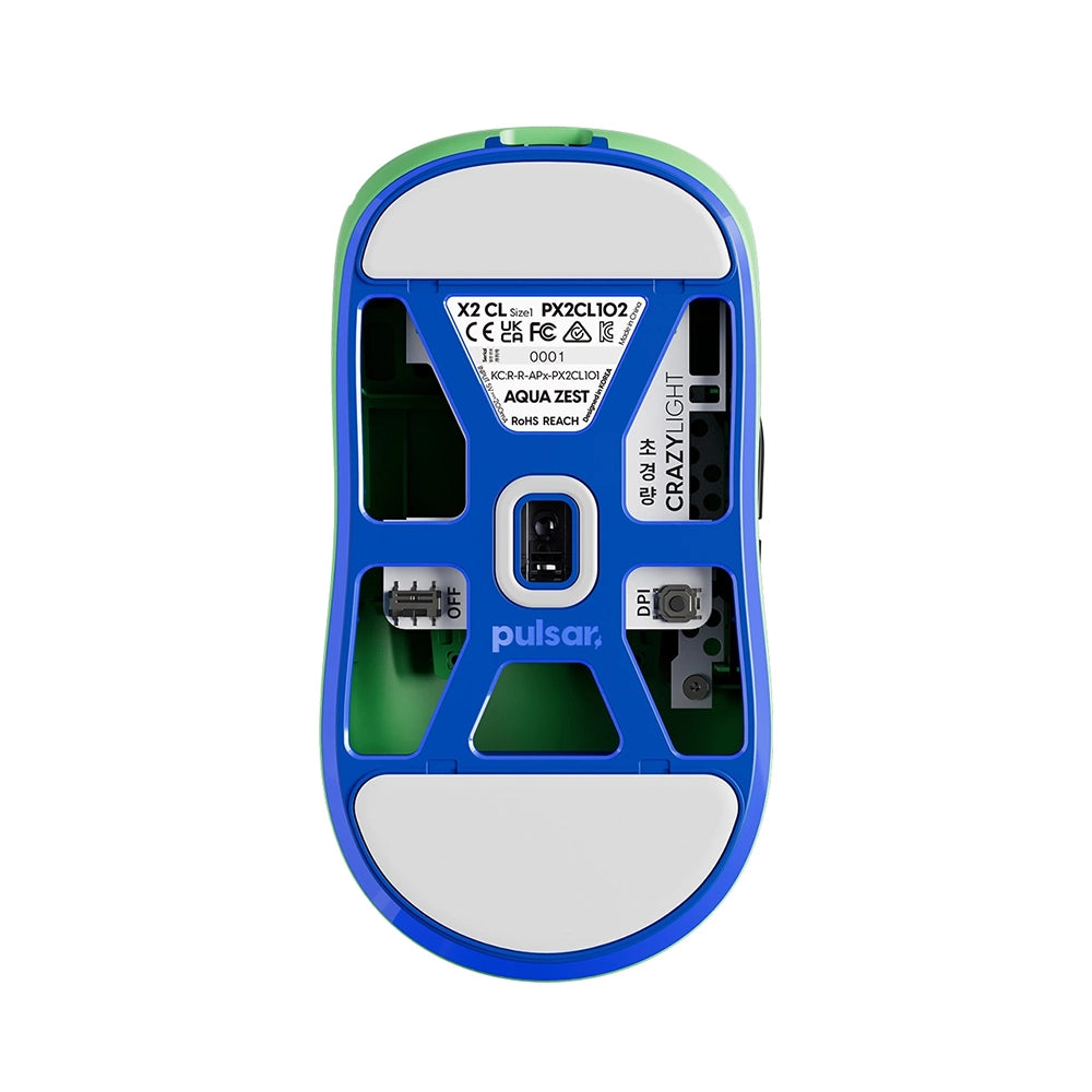 Pulsar X2 CrazyLight Mini 8K Wireless Aqua Zest