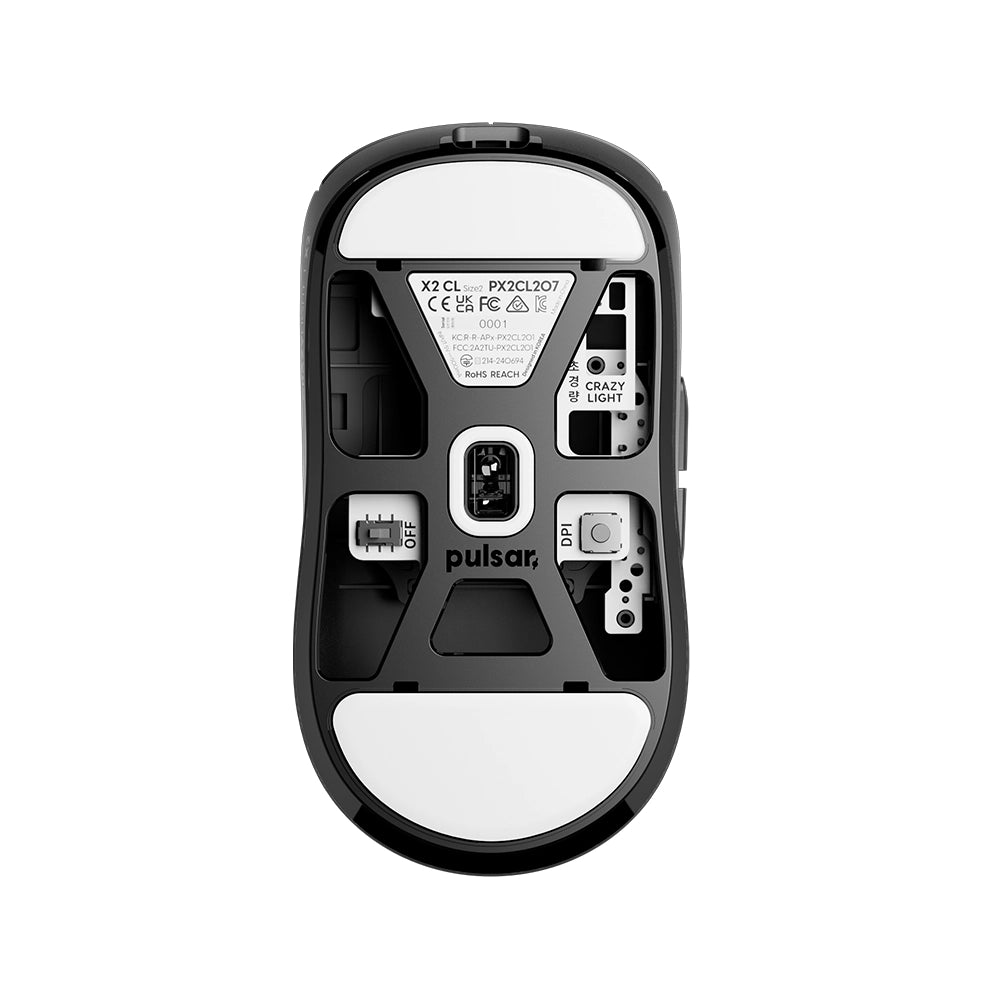 Pulsar X2 CrazyLight Medium 8K Wireless Jet Black