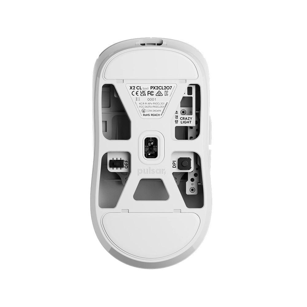 Pulsar X2 CrazyLight Medium 8K Wireless Uyuni White