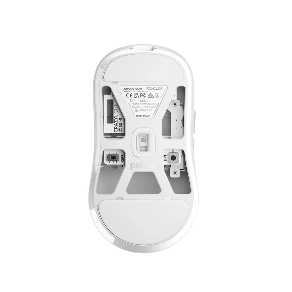 Pulsar X2N CrazyLight Medium 8K Wireless Uyuni White