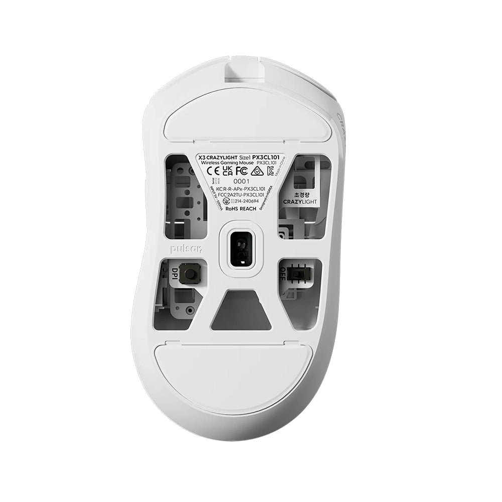 Pulsar X3 LHD CrazyLight Mini 8K Wireless Uyuni White