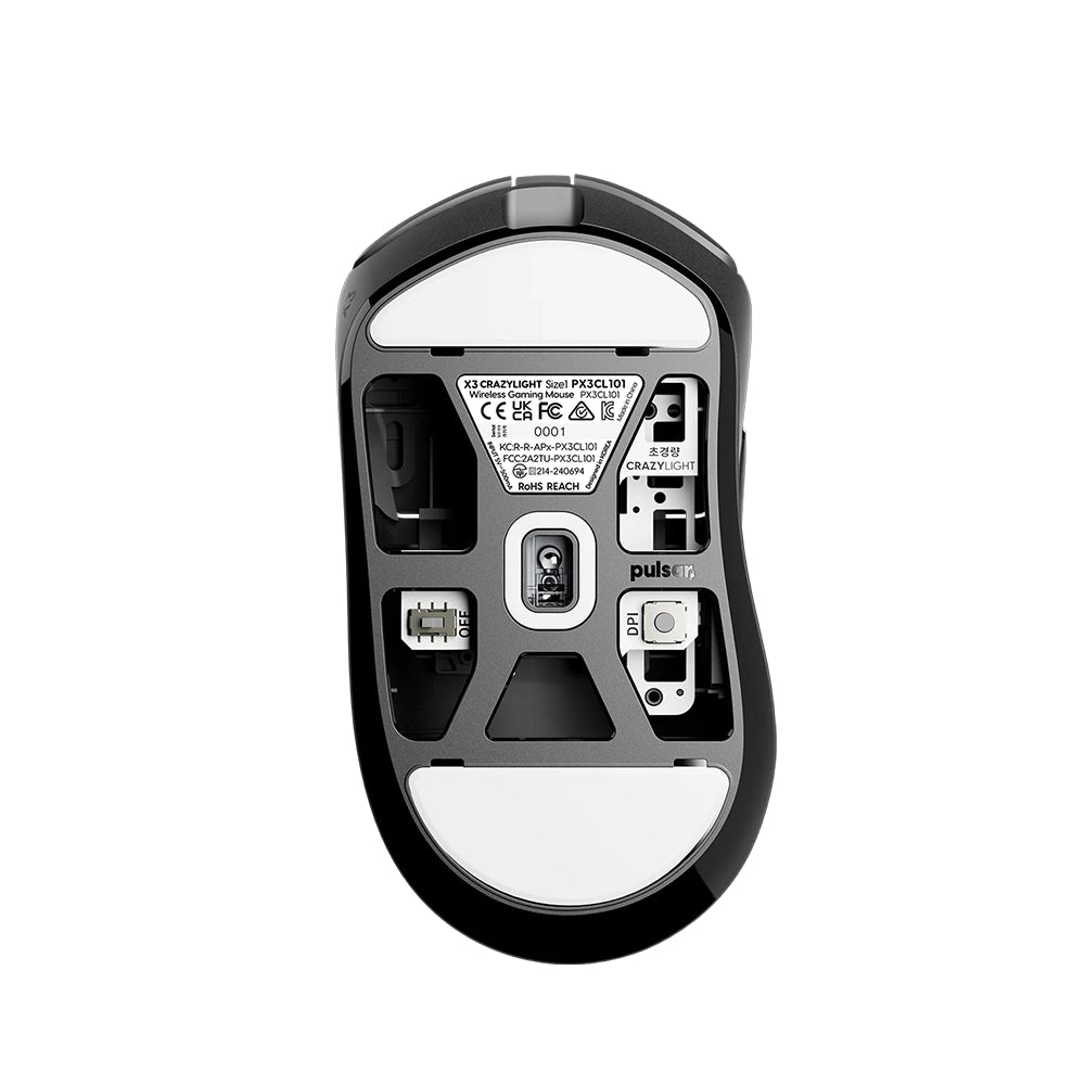 Pulsar X3 CrazyLight Mini 8K Wireless Jet Black