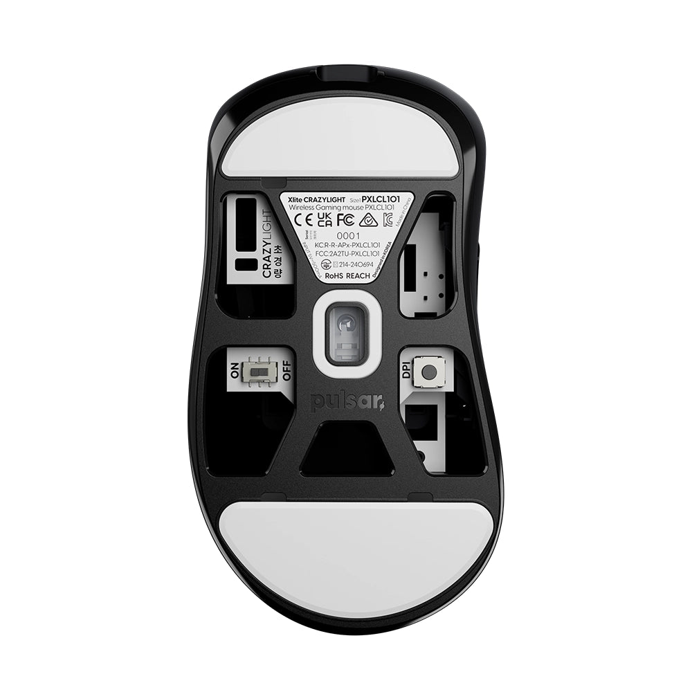 Pulsar Xlite Crazylight Mini 8K Wireless Jet Black