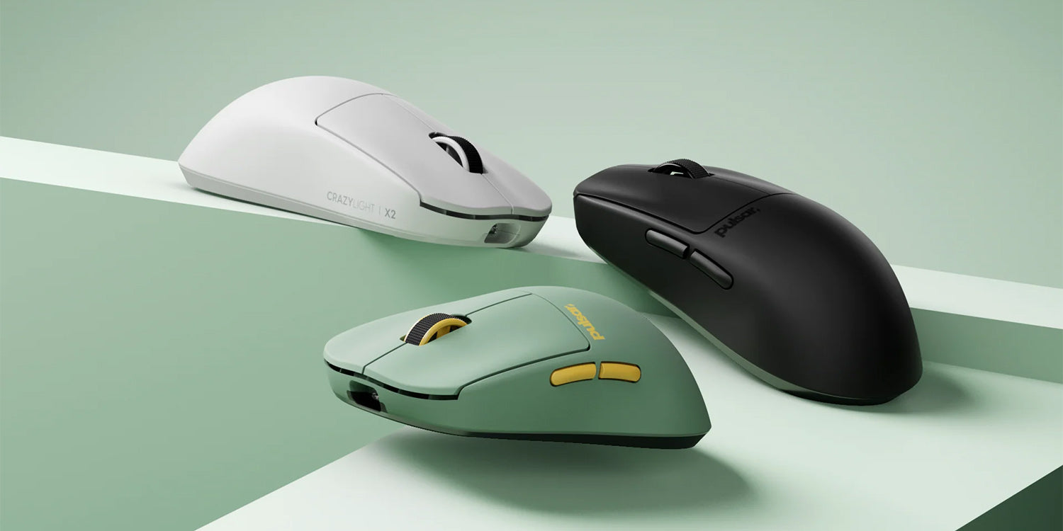 Pulsar X2 CrazyLight Mini 8K Wireless Aqua Zest - Mice Pulsar X2 CrazyLight Mini 8K Wireless Aqua Zest - Mice