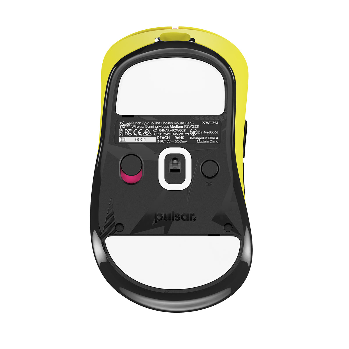 Pulsar ZywOo The Chosen Gen 3 Mini 8K Wireless - Yellow