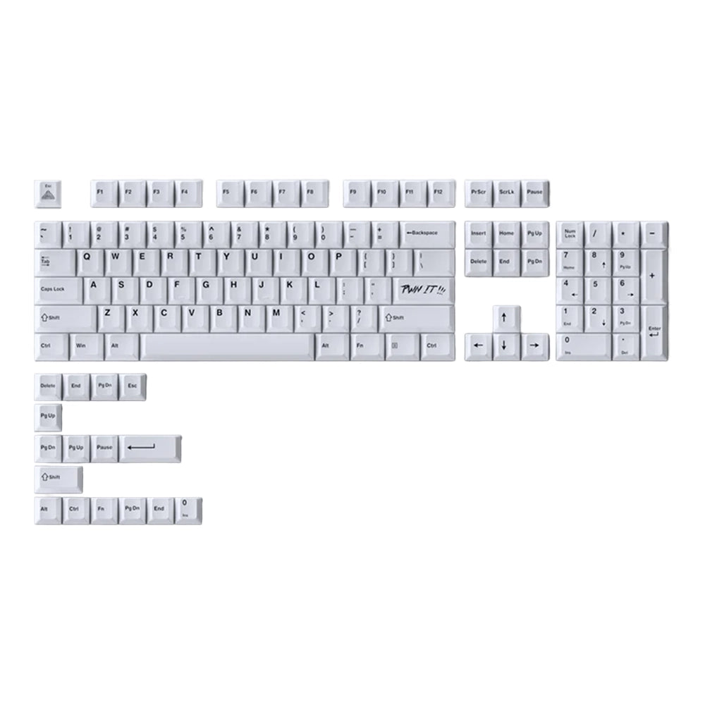 Pwnage Ceramic Keycap Set of 120 Keys