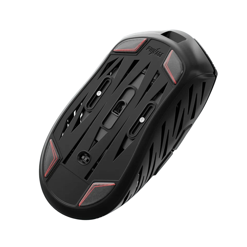 Pwnage Stormbreaker Glass Skates Noir avec Bande Rouge