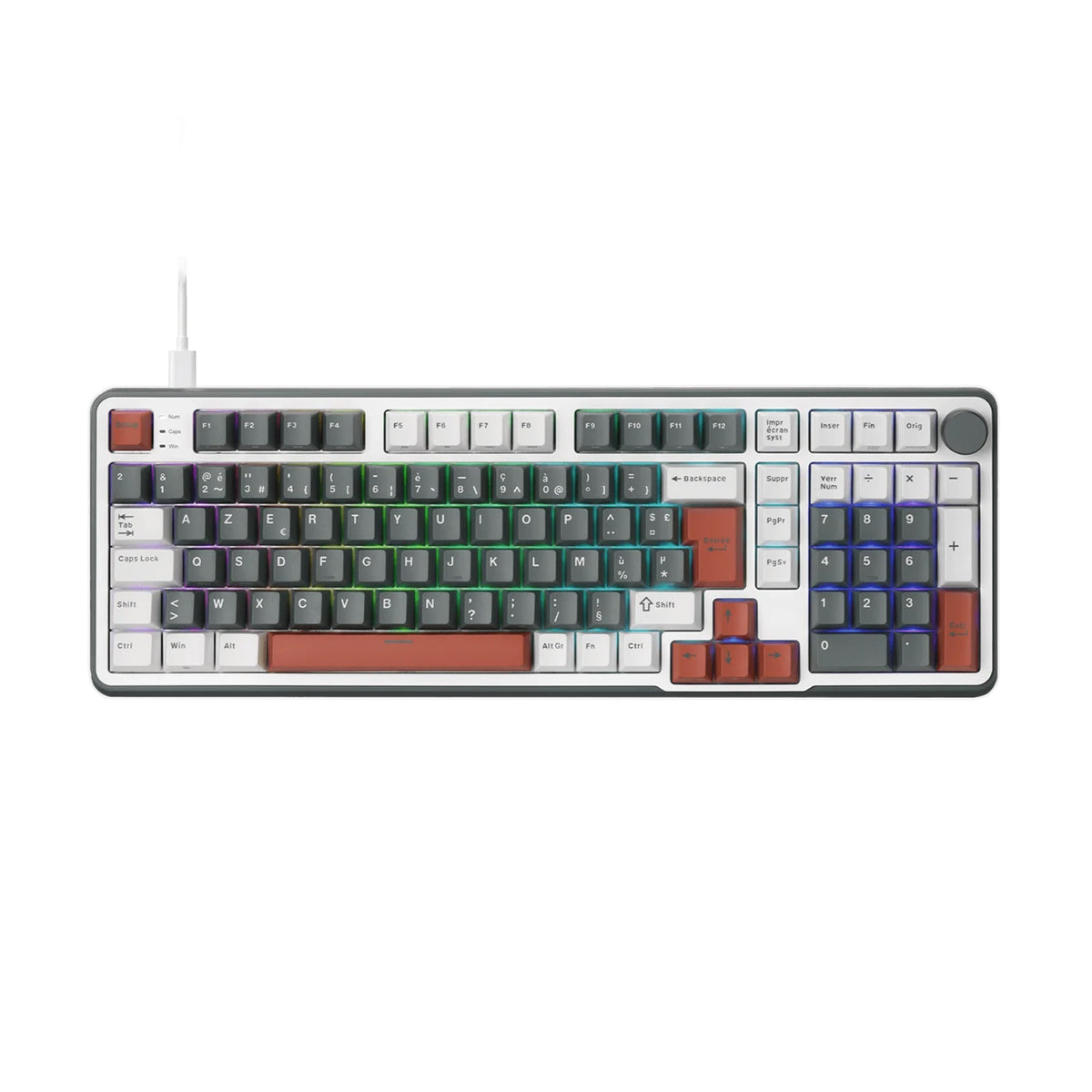 Royal Kludge C98 HE ISO FR - Camping Green