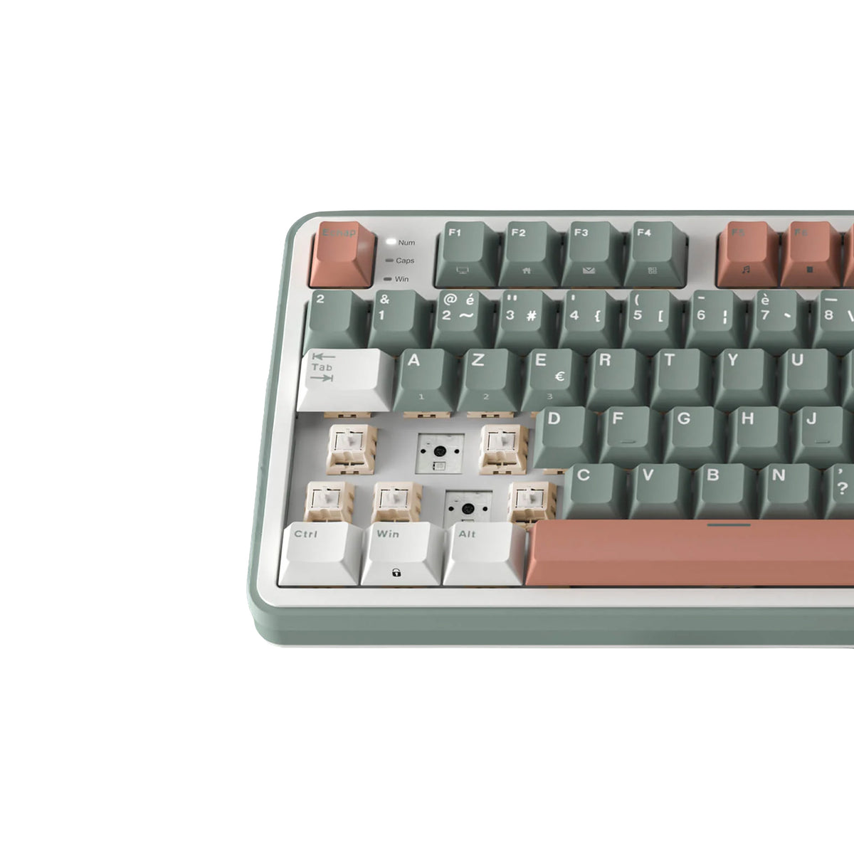 Royal Kludge C98 HE ISO FR - Camping Green