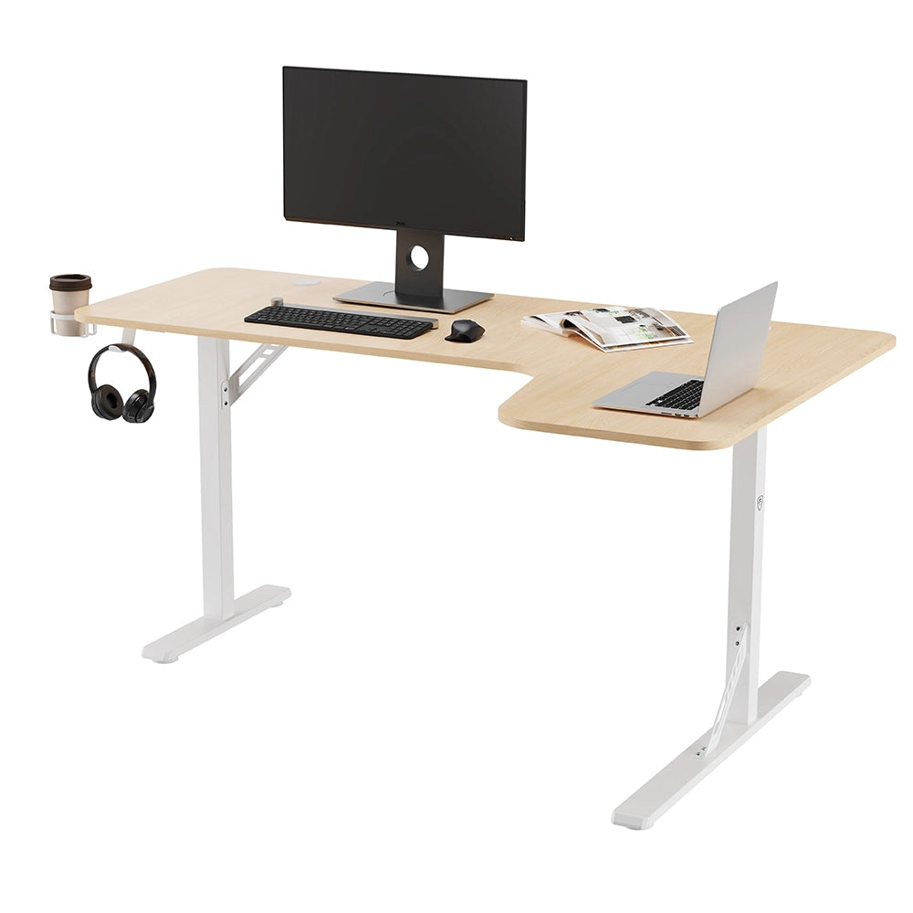 REKT R-DESK 160 L Angle Droite Wood