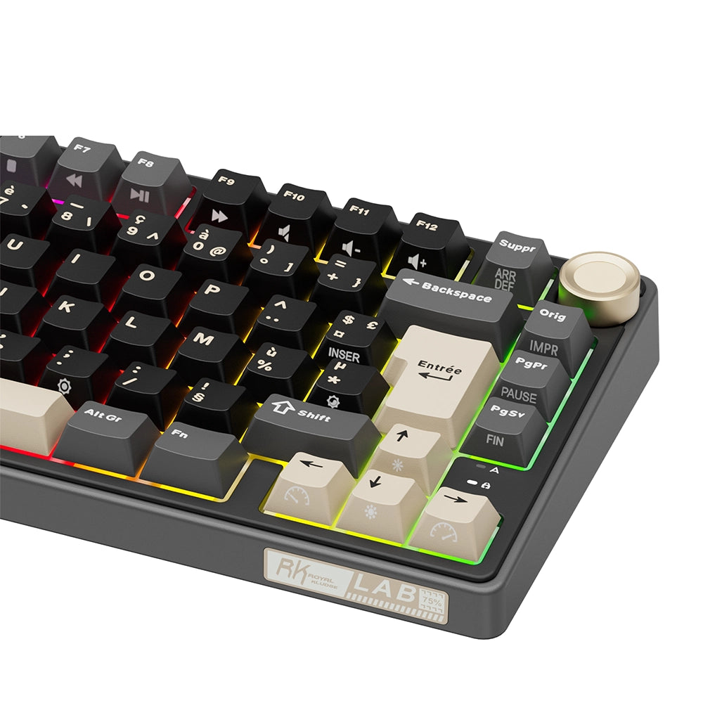 Royal Kludge R75 ISO FR Phantom [Silver]
