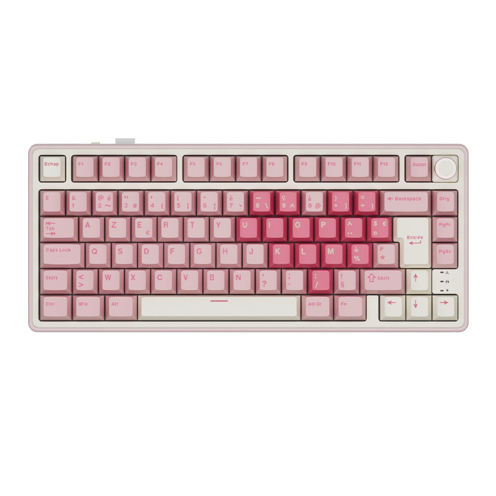 Royal Kludge R75 Pro ISO FR Pink Melody [Cream]