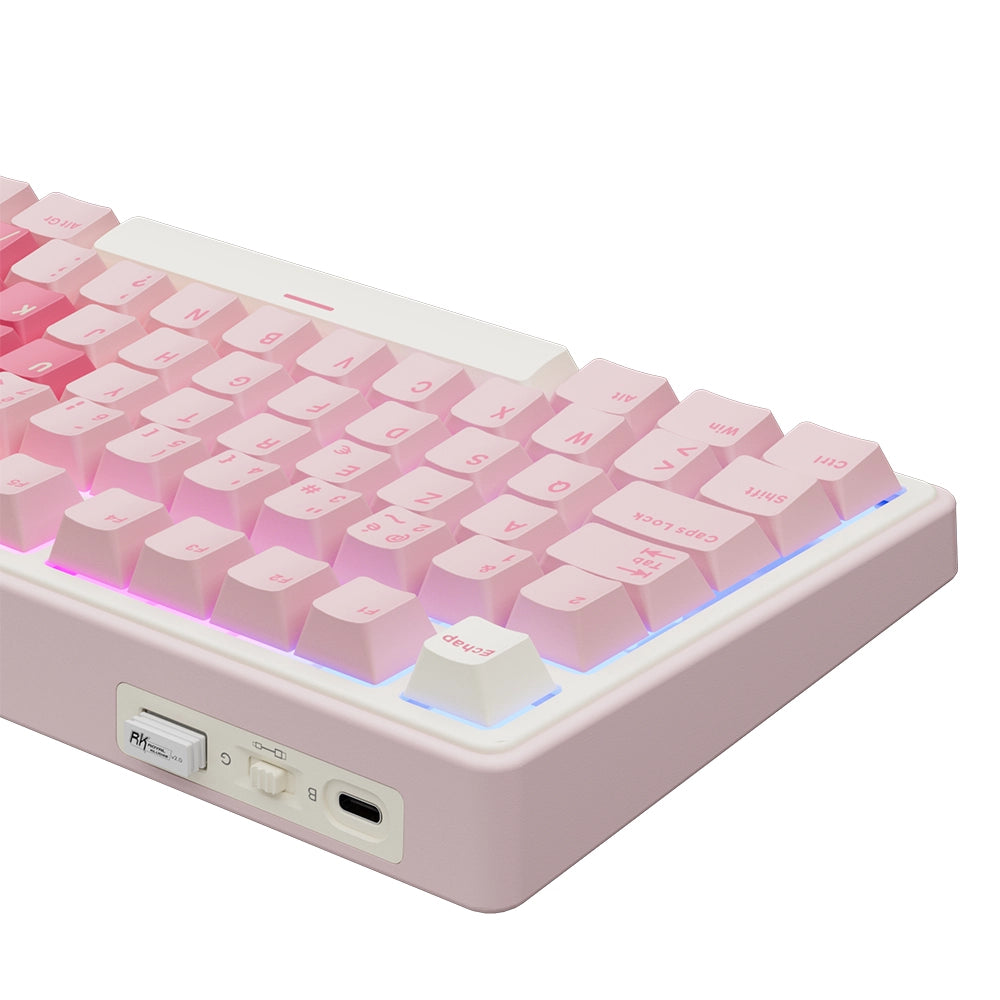 Royal Kludge R75 Pro ISO FR Pink Melody [Cream]