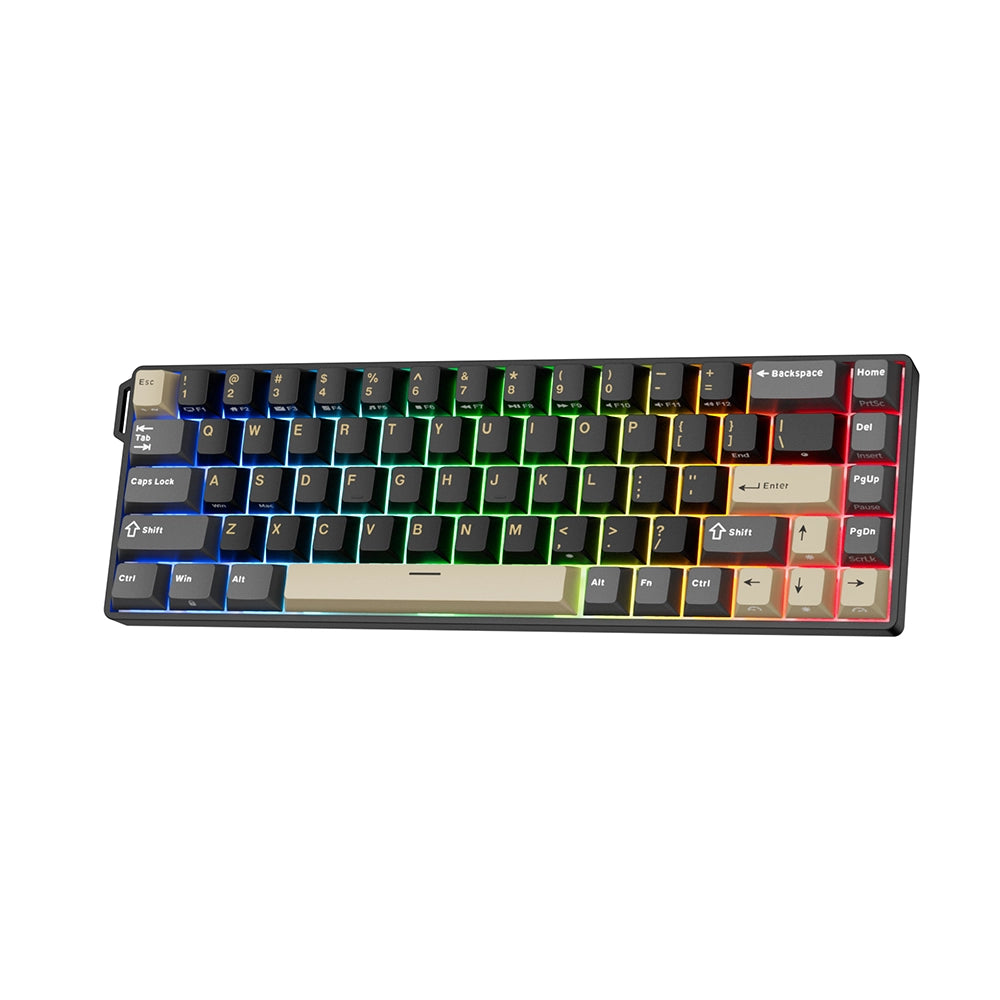 Royal Kludge 68 HE ANSI US Phantom [Blue Jade]