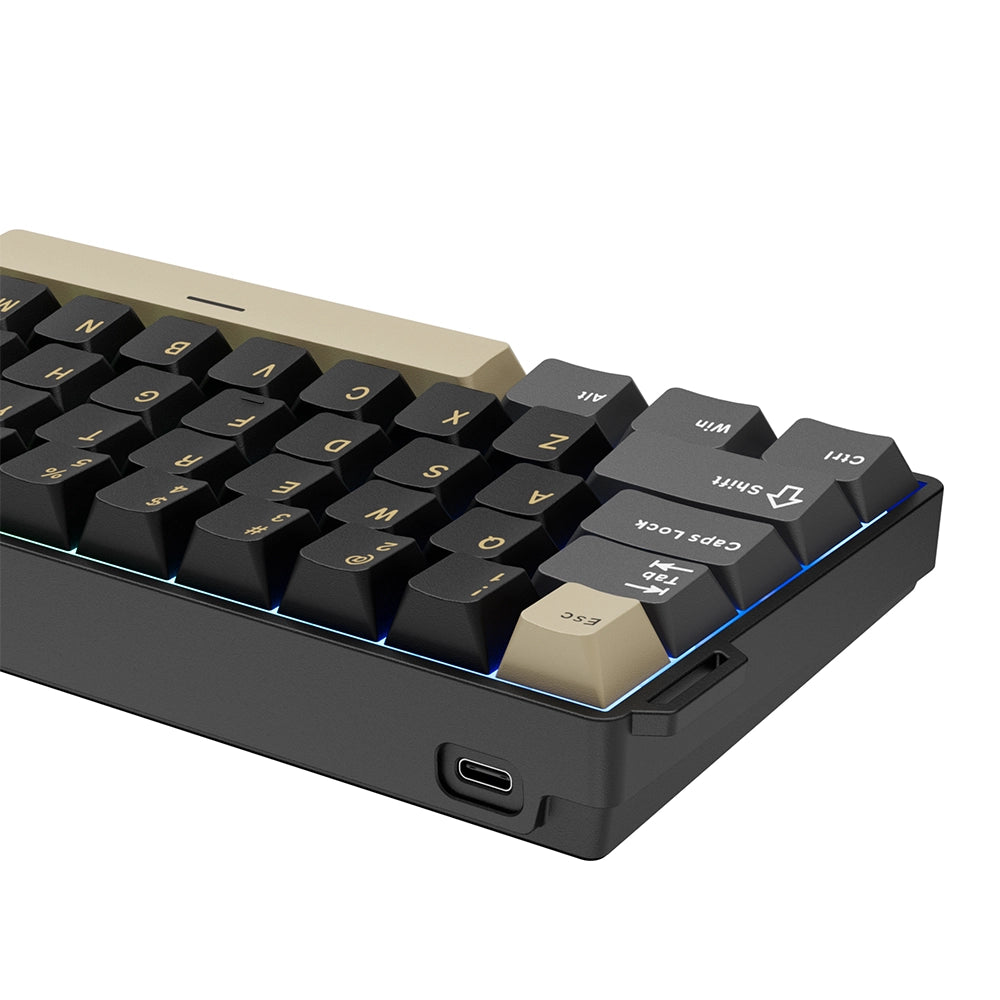 Royal Kludge 68 HE ANSI US Phantom [Blue Jade]