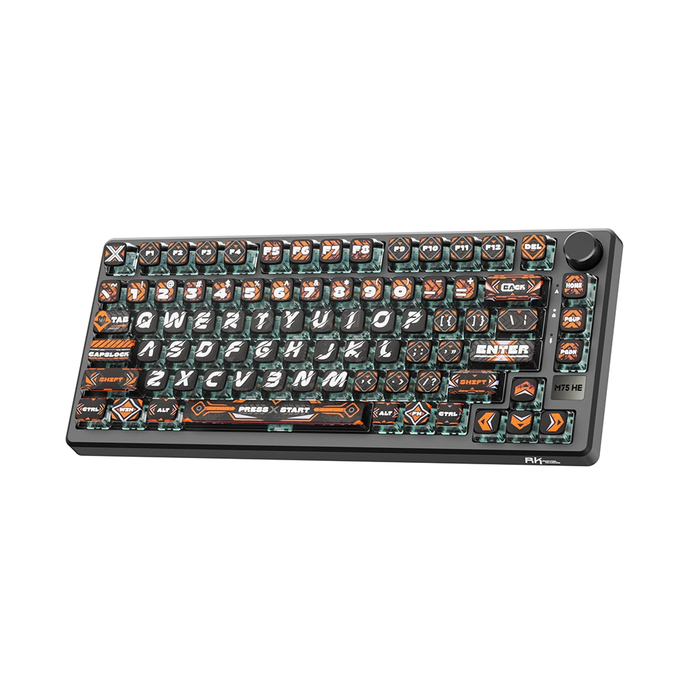 Royal Kludge M75 HE ANSI US Hephaestus [Blue Jade]