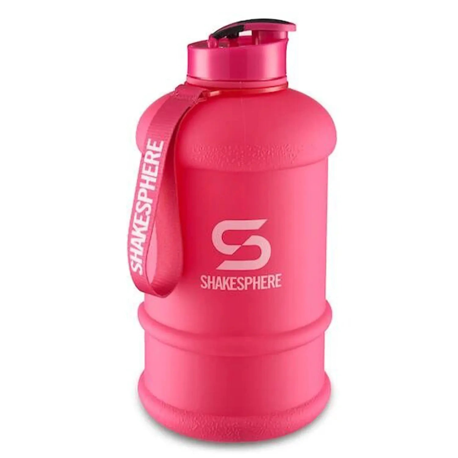 ShakeSphere Bouteille 1.3l Rose Mat Logo Blanc