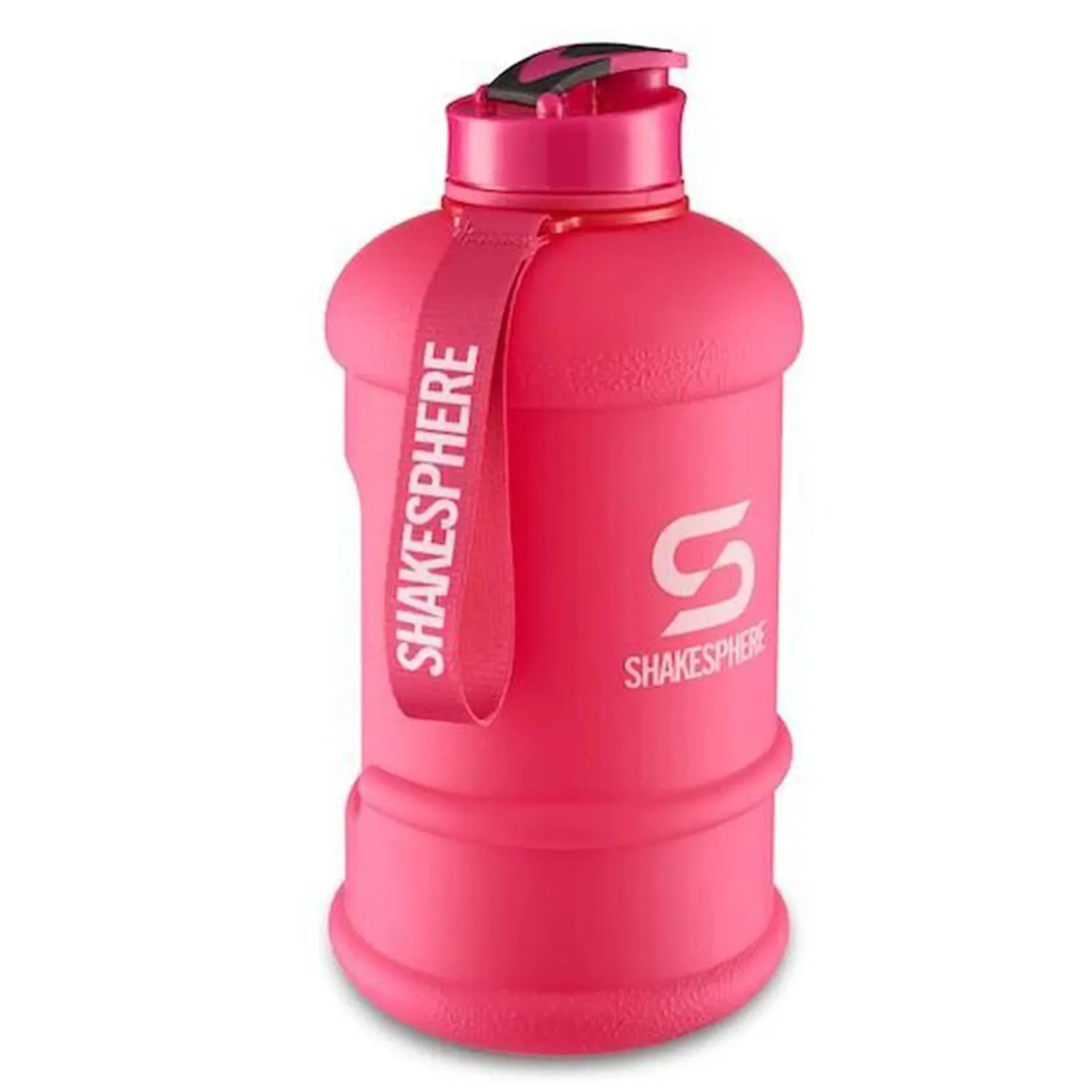 ShakeSphere Bouteille 1.3l Rose Mat Logo Blanc