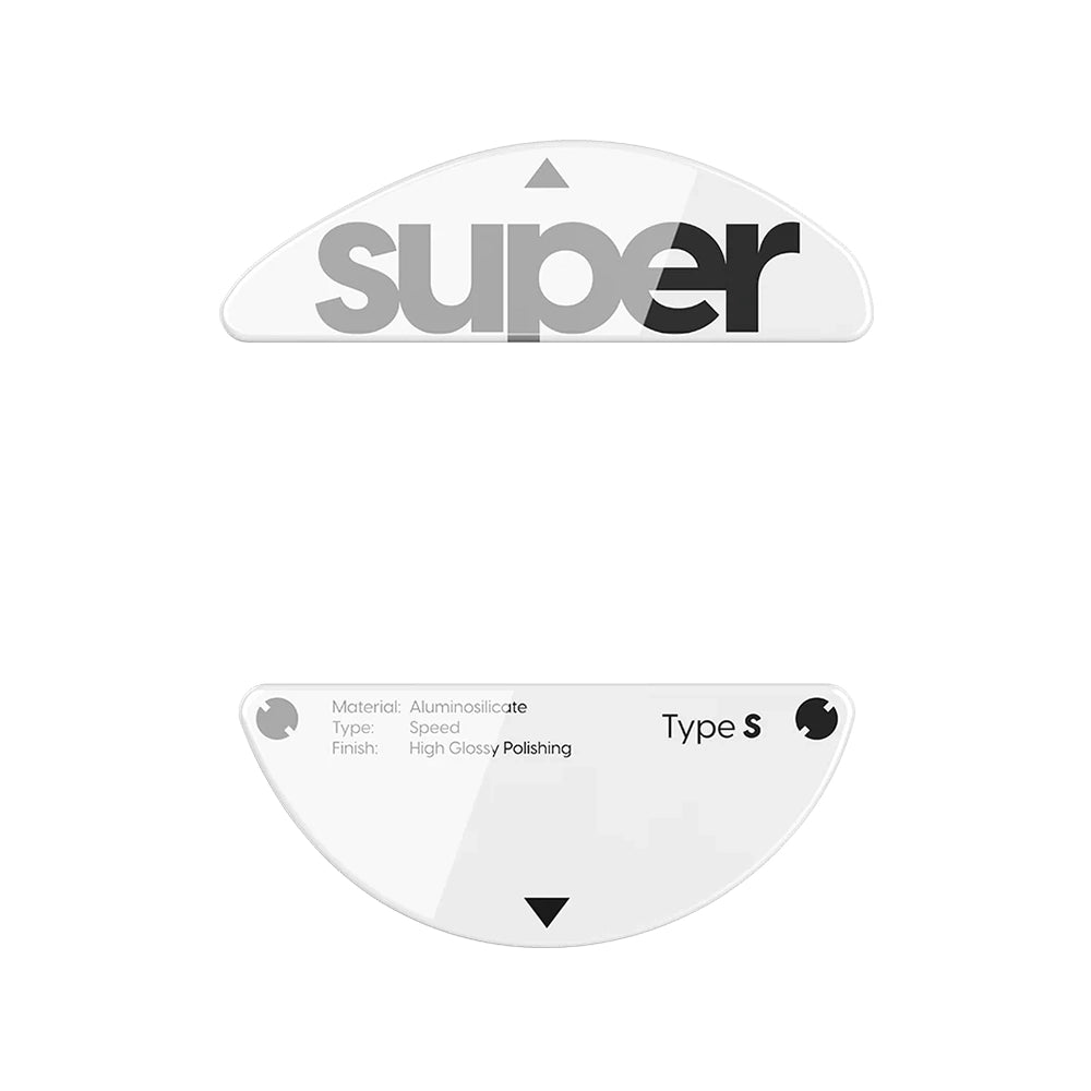 Superglide Type-S Glass Skates Pulsar X3 Series White